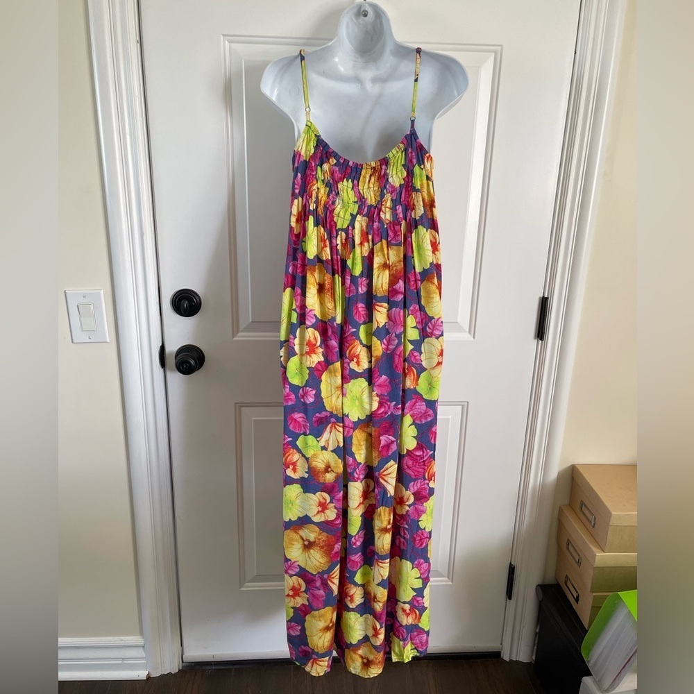 Area Stars hibiscus floral print midi sundress - Picture 7 of 8